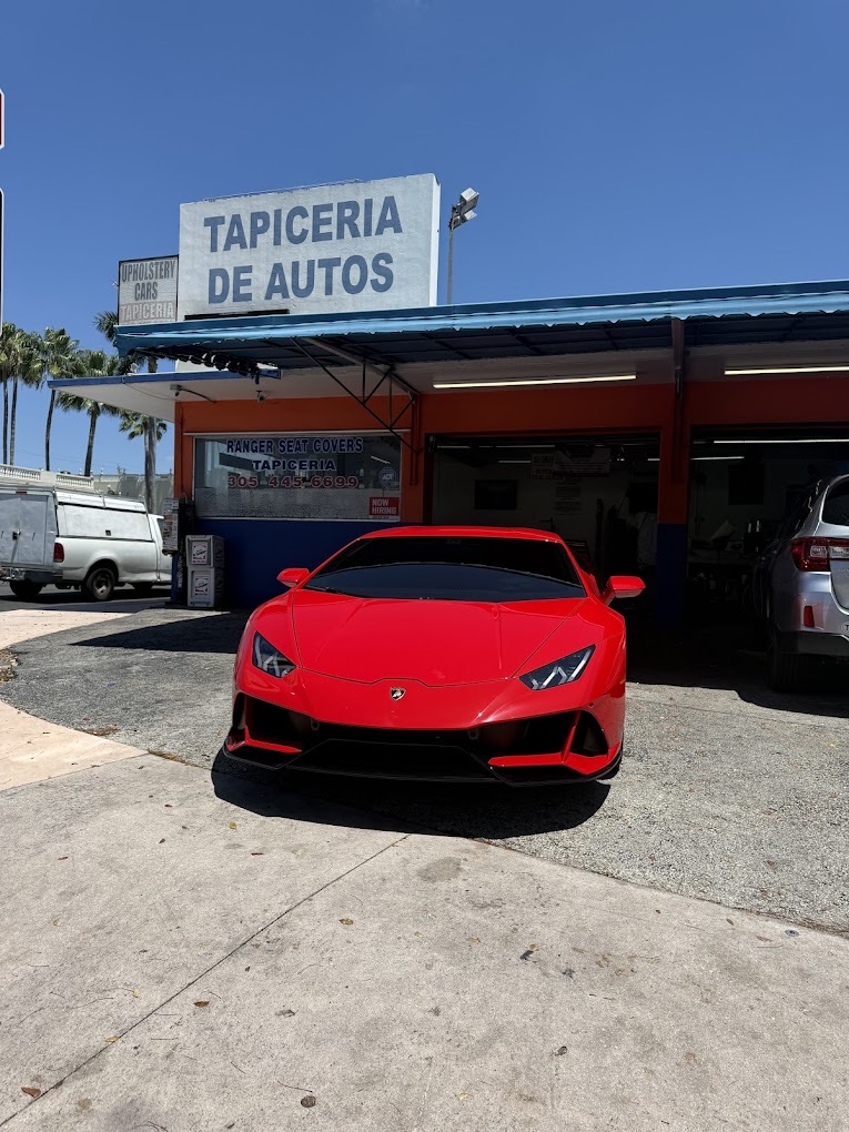 Ranger Seat Cover Miami upholstery shop exterior view